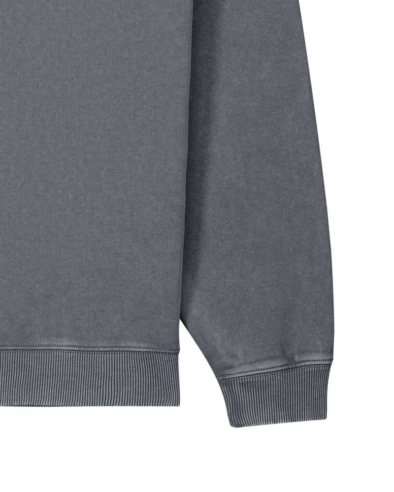RADDER 2.0 VINTAGE - G. DYED ANTHRACITE - SWEATSHIRTS CREWNECK - UNISEKS