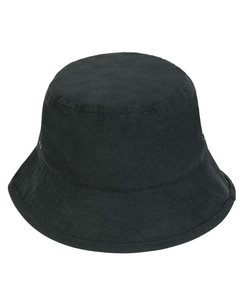 BUCKET HAT - BLACK - HEADWEAR CAP - UNISEXE