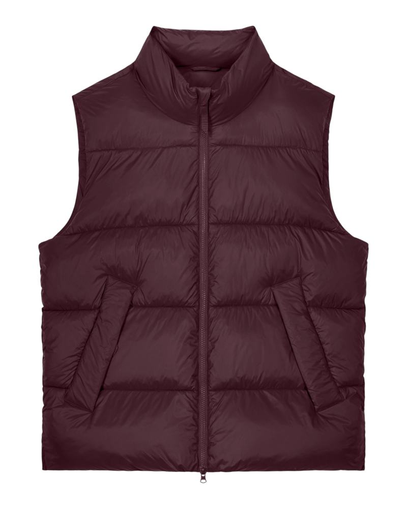 PUFFER GILET 2.0 - RED BROWN - JACKETS PUFFER - UNISEKS