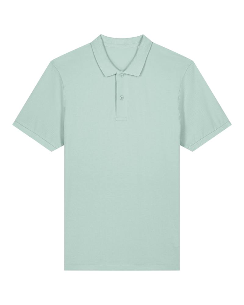 STANLEY COASTER - CARIBBEAN BLUE - POLOS SHORT SLEEVES - HOMMES