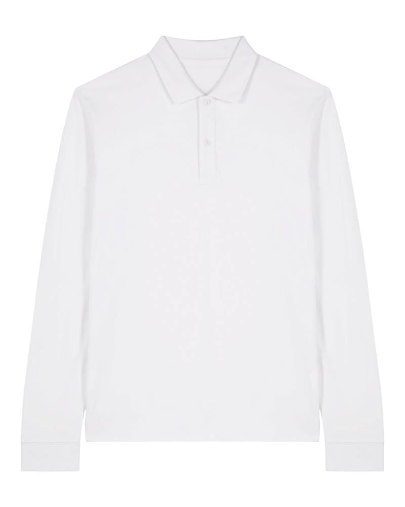 PREPSTER 2.0 LONG SLEEVE - WHITE - POLOS LONG SLEEVES - UNISEKS