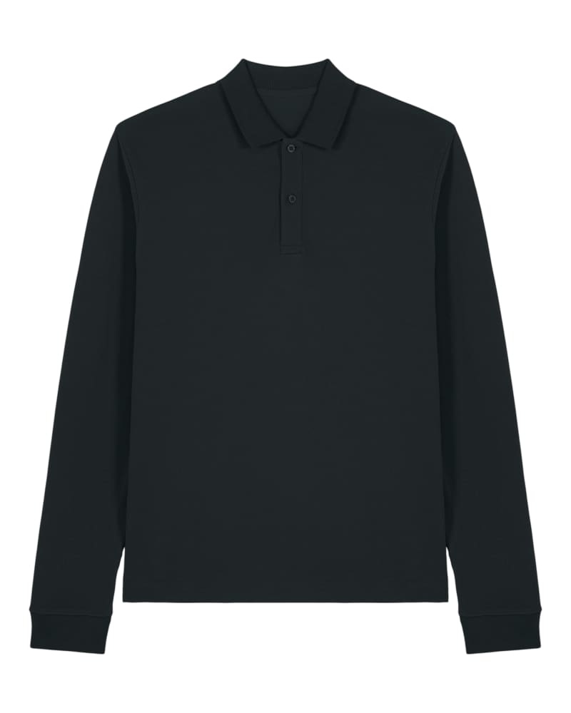 PREPSTER 2.0 LONG SLEEVE - BLACK - POLOS LONG SLEEVES - UNISEKS