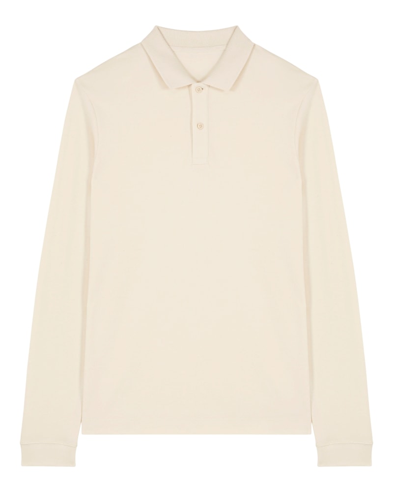 PREPSTER 2.0 LONG SLEEVE - NATURAL RAW - POLOS LONG SLEEVES - UNISEKS