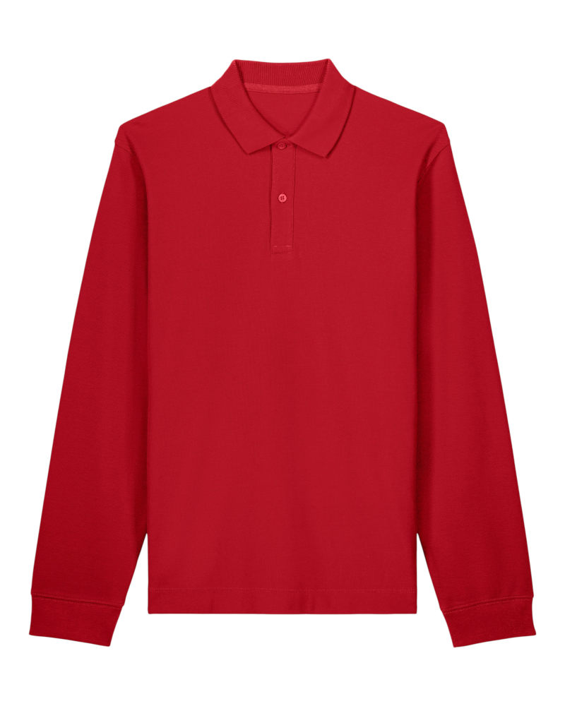 PREPSTER 2.0 LONG SLEEVE - PASSIONATE RED - POLOS LONG SLEEVES - UNISEKS