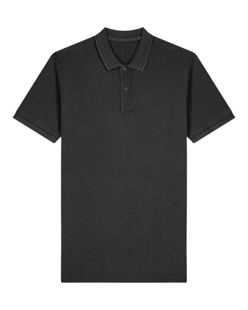 COASTER VINTAGE - G. DYED BLACK ROCK - POLOS SHORT SLEEVES - UNISEX