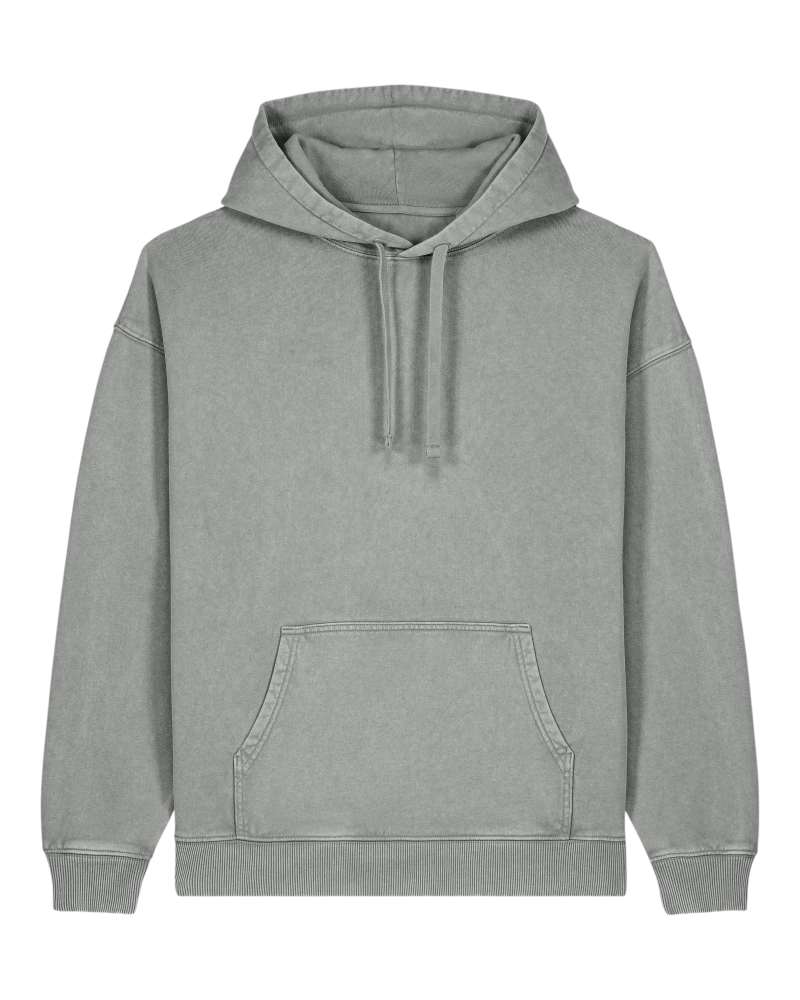 SLAMMER 2.0 VINTAGE - G. DYED MISTY GREY - SWEATSHIRTS HOODIE - UNISEKS