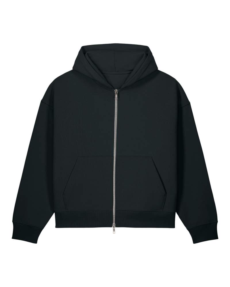 FRONTER - BLACK - SWEATSHIRTS HOODIE - UNISEXE
