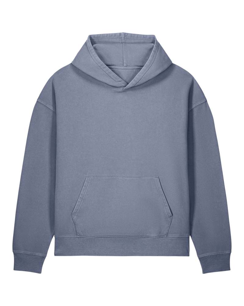 CHASER VINTAGE - G. DYED BLUE GREY - SWEATSHIRTS HOODIE - UNISEXE