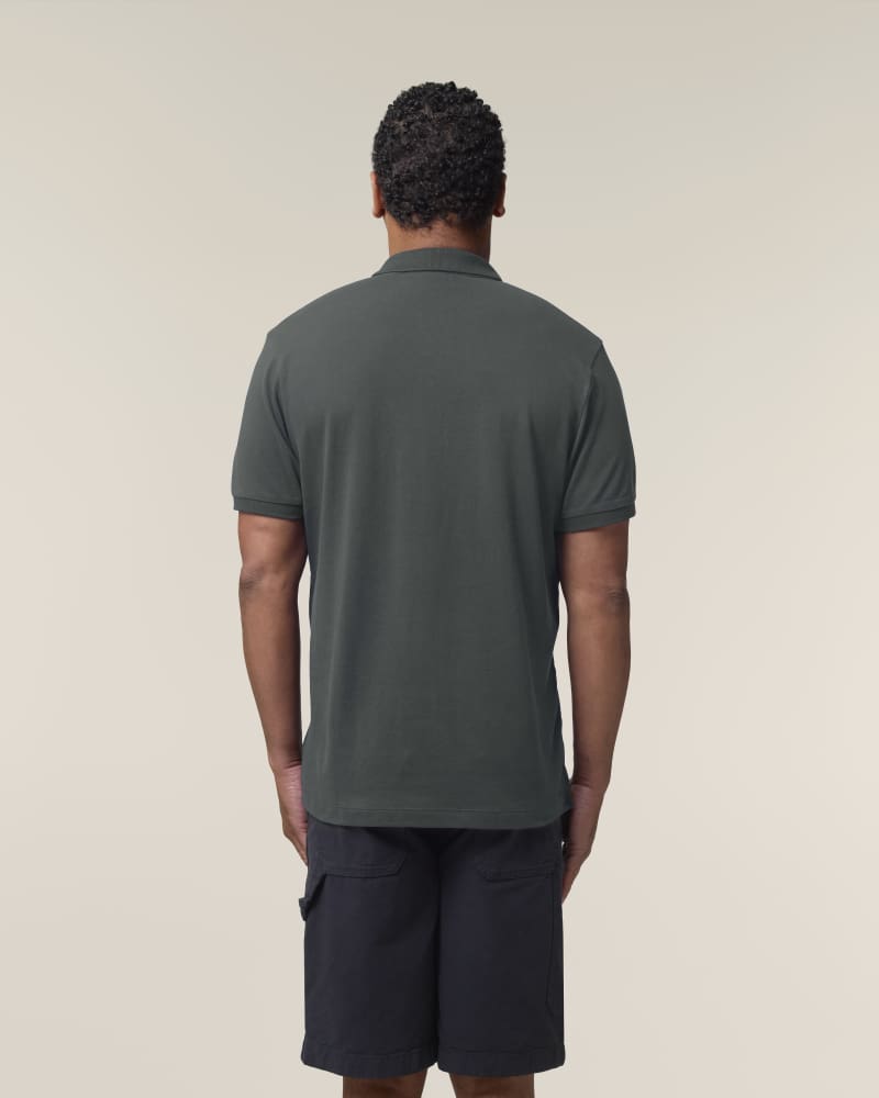 STANLEY COASTER - ANTHRACITE - POLOS SHORT SLEEVES - HOMMES