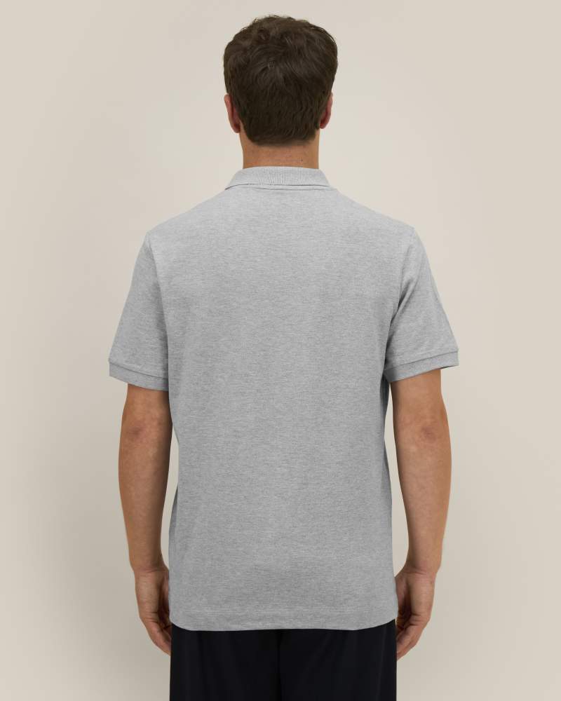 PREPSTER 2.0 - HEATHER GREY - POLOS SHORT SLEEVES - UNISEXE