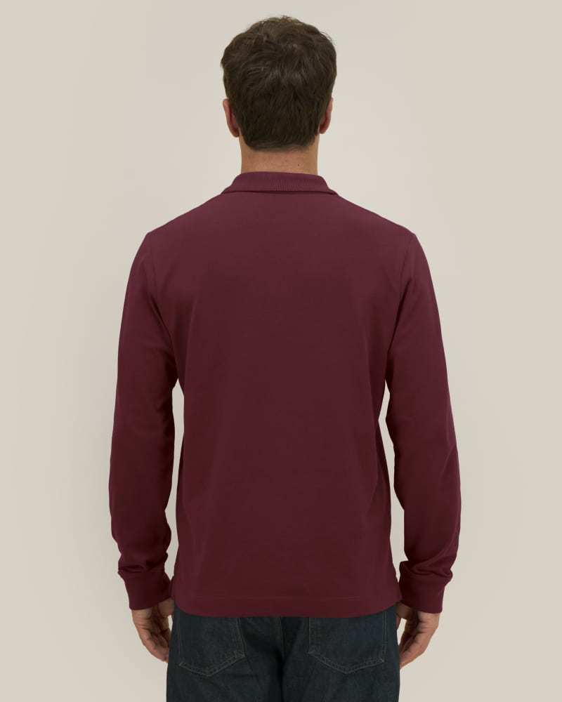 PREPSTER 2.0 LONG SLEEVE - BURGUNDY - POLOS LONG SLEEVES - UNISEKS
