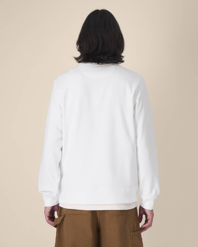 ROLLER - WHITE - SWEATSHIRTS CREWNECK - UNISEXE