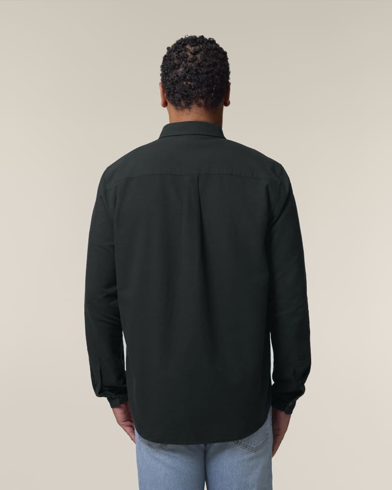 STANLEY OXFORD SHIRT - BLACK - SHIRTS NON DENIM - HOMMES