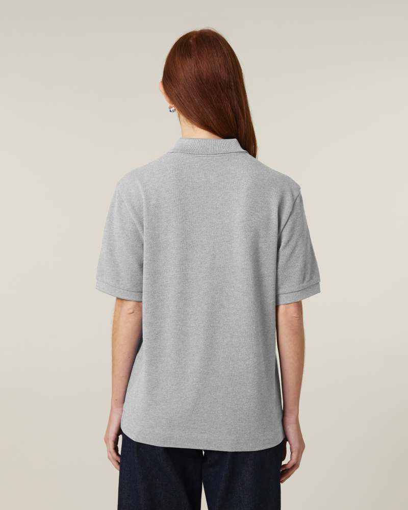 PREPSTER 2.0 - HEATHER GREY - POLOS SHORT SLEEVES - UNISEXE