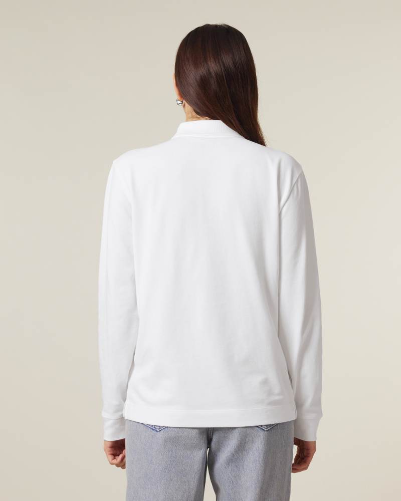 PREPSTER 2.0 LONG SLEEVE - WHITE - POLOS LONG SLEEVES - UNISEKS
