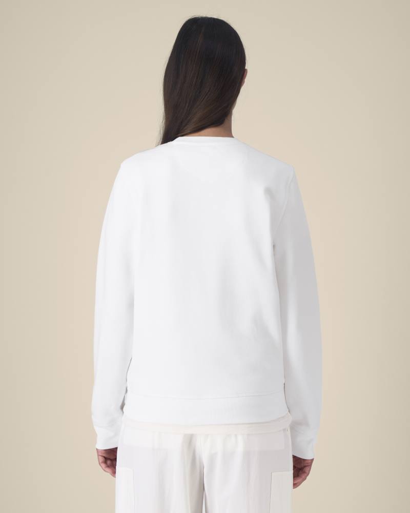 ROLLER - WHITE - SWEATSHIRTS CREWNECK - UNISEXE