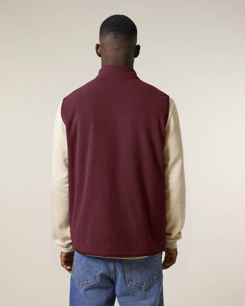STANLEY QUESTER - BURGUNDY - JACKETS FLEECE - MEN