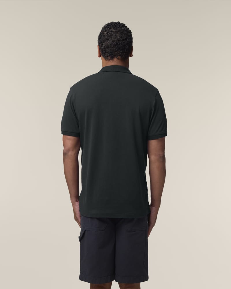 STANLEY COASTER - BLACK - POLOS SHORT SLEEVES - HOMMES