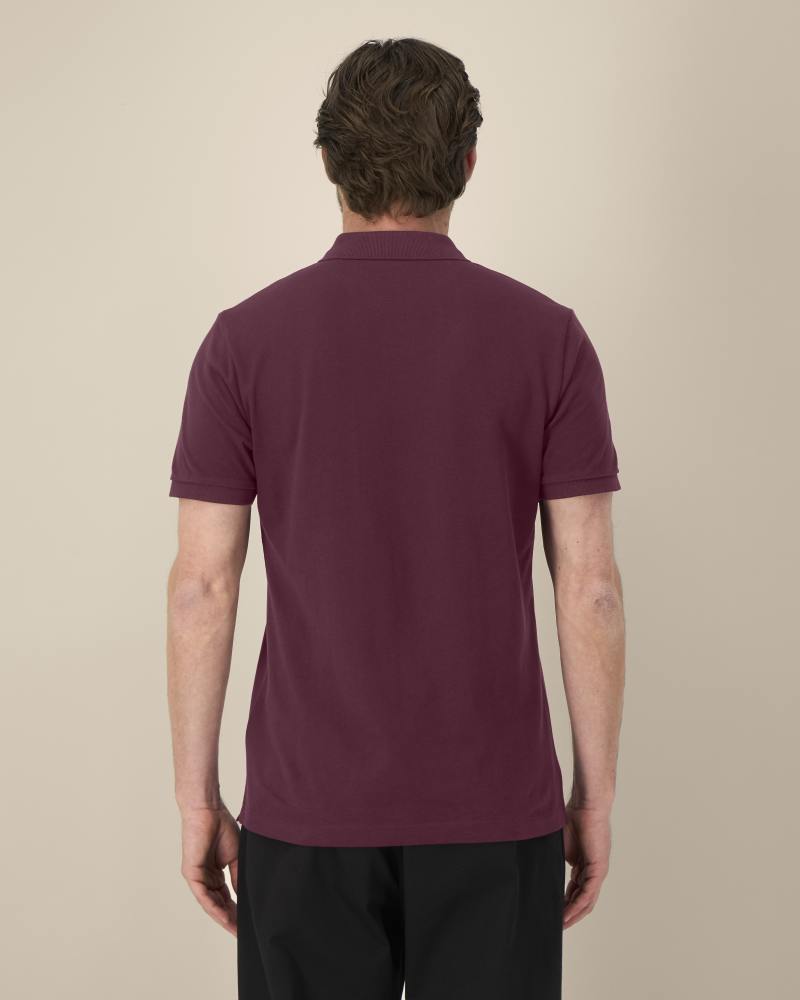 STANLEY COASTER - DEEP PLUM - POLOS SHORT SLEEVES - HOMMES