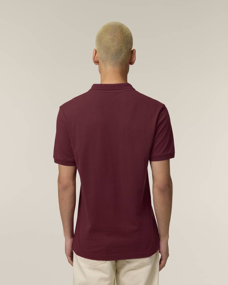 STANLEY COASTER - BURGUNDY - POLOS SHORT SLEEVES - HOMMES