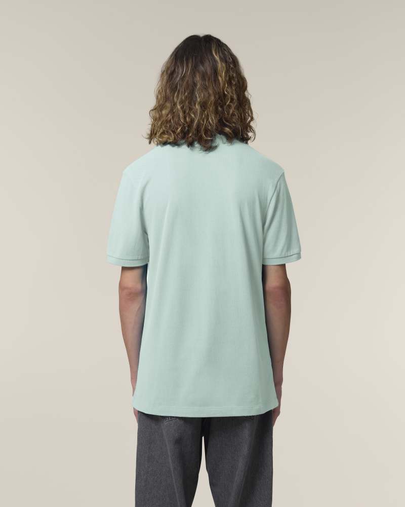 STANLEY COASTER - CARIBBEAN BLUE - POLOS SHORT SLEEVES - HOMMES