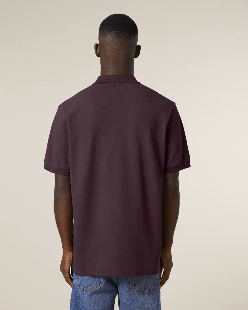 PREPSTER 2.0 - RED BROWN - POLOS SHORT SLEEVES - UNISEXE