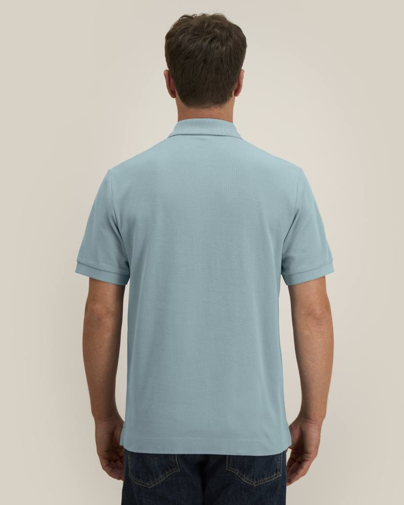PREPSTER 2.0 - PEBBLE BLUE - POLOS SHORT SLEEVES - UNISEXE