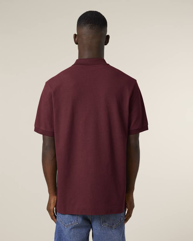 PREPSTER 2.0 - BURGUNDY - POLOS SHORT SLEEVES - UNISEXE