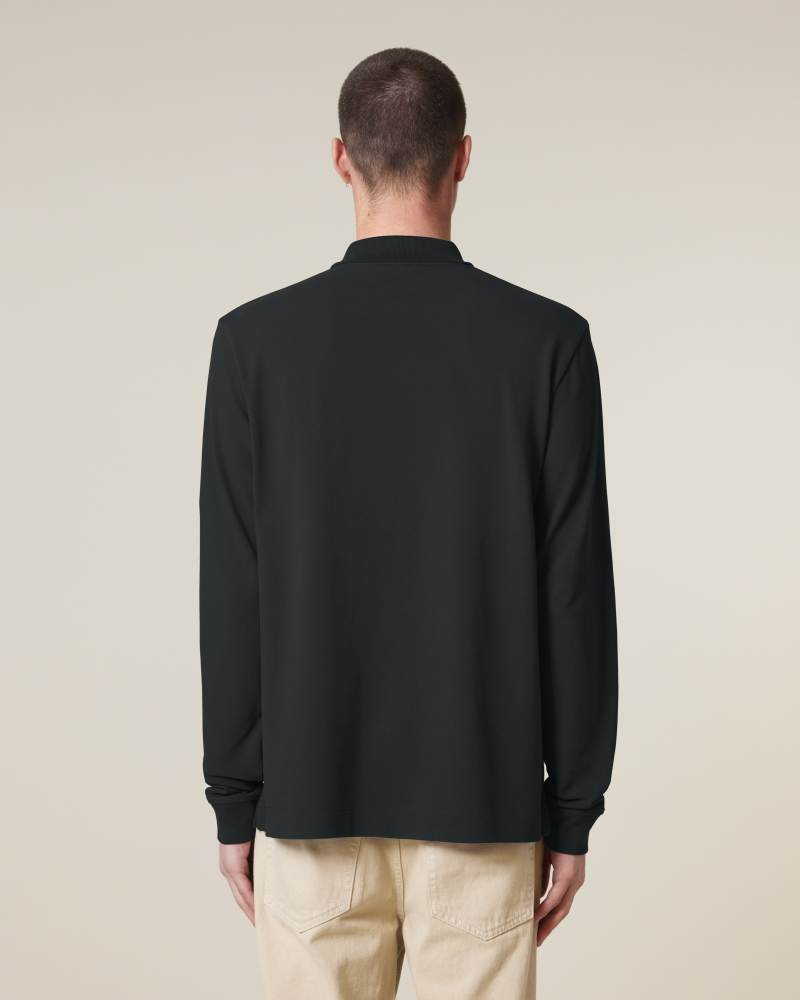 PREPSTER 2.0 LONG SLEEVE - BLACK - POLOS LONG SLEEVES - UNISEKS