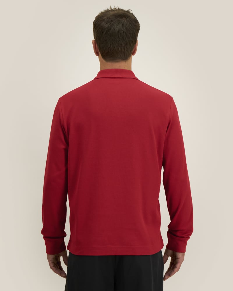 PREPSTER 2.0 LONG SLEEVE - PASSIONATE RED - POLOS LONG SLEEVES - UNISEKS