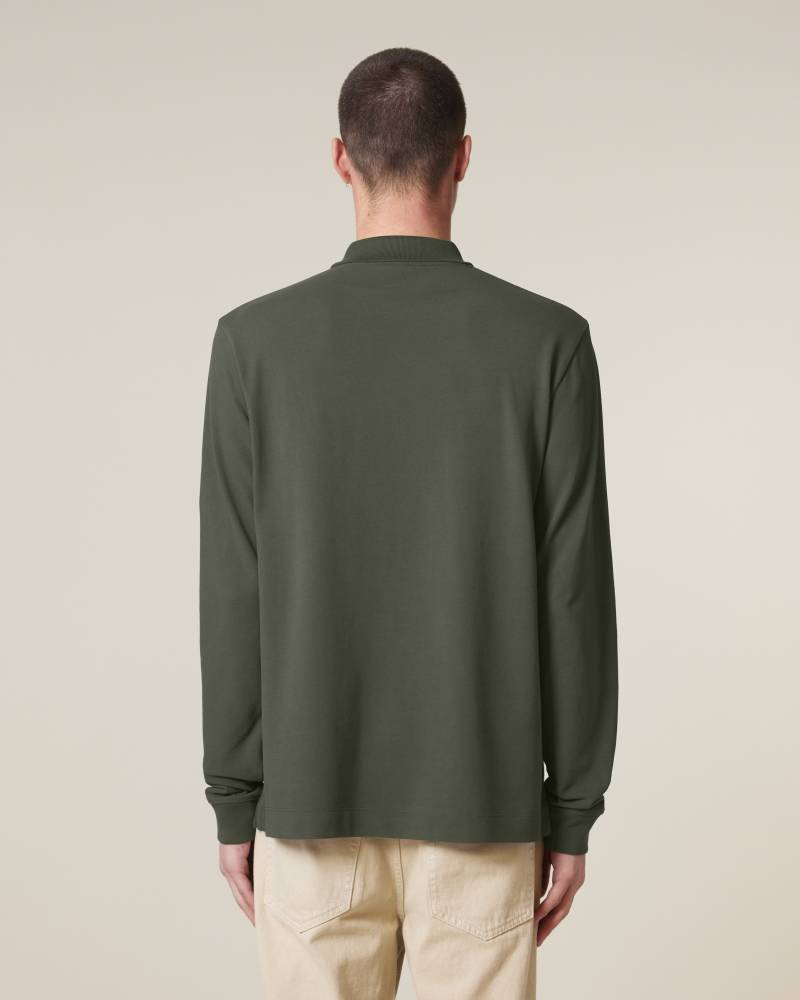 PREPSTER 2.0 LONG SLEEVE - KHAKI - POLOS LONG SLEEVES - UNISEKS