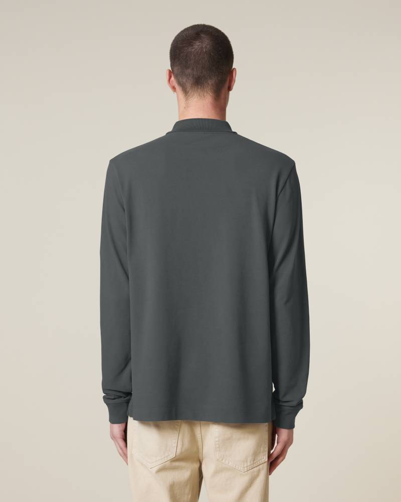 PREPSTER 2.0 LONG SLEEVE - ANTHRACITE - POLOS LONG SLEEVES - UNISEKS