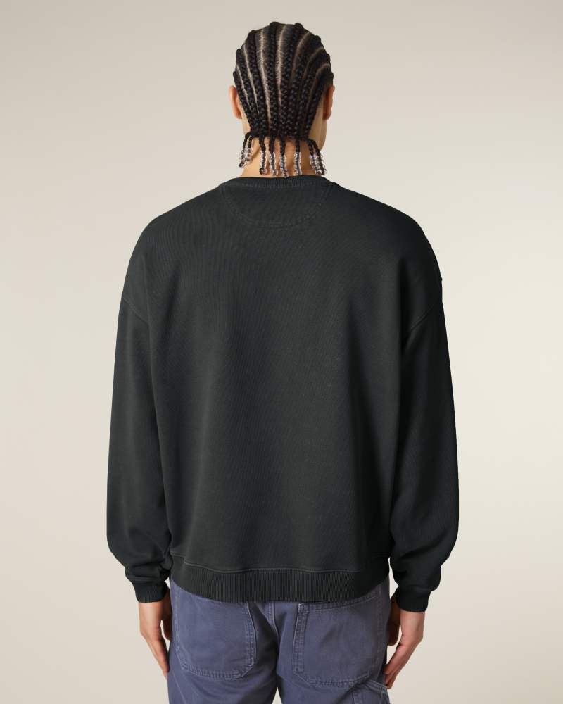 RADDER 2.0 VINTAGE - G. DYED BLACK ROCK - SWEATSHIRTS CREWNECK - UNISEKS