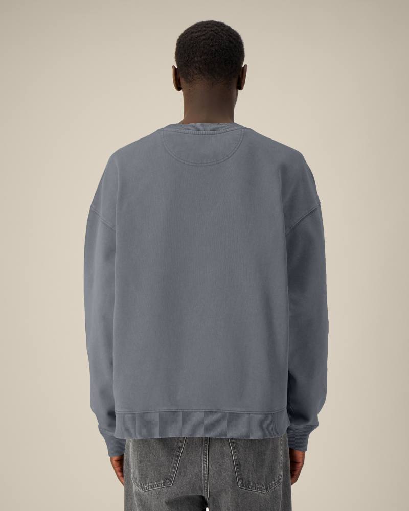 RADDER 2.0 VINTAGE - G. DYED ANTHRACITE - SWEATSHIRTS CREWNECK - UNISEKS
