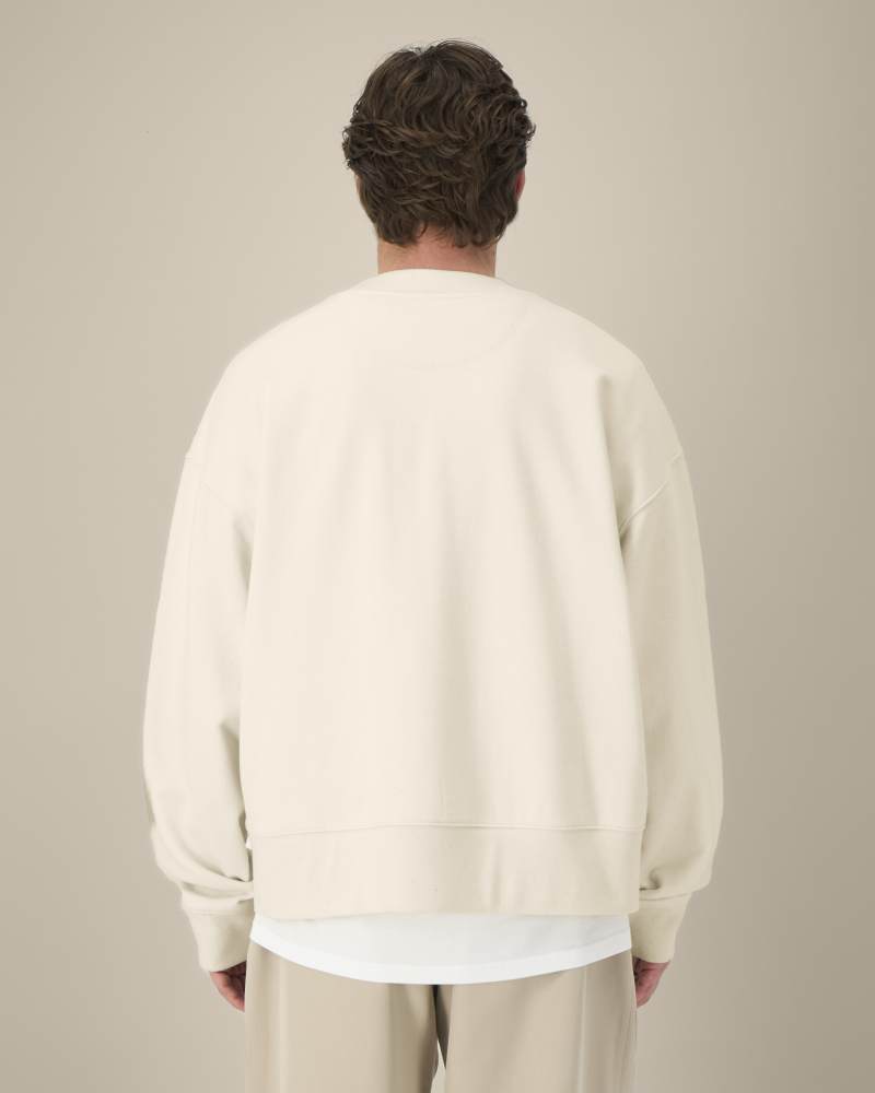 RYLER - NATURAL RAW - SWEATSHIRTS CREWNECK - UNISEKS