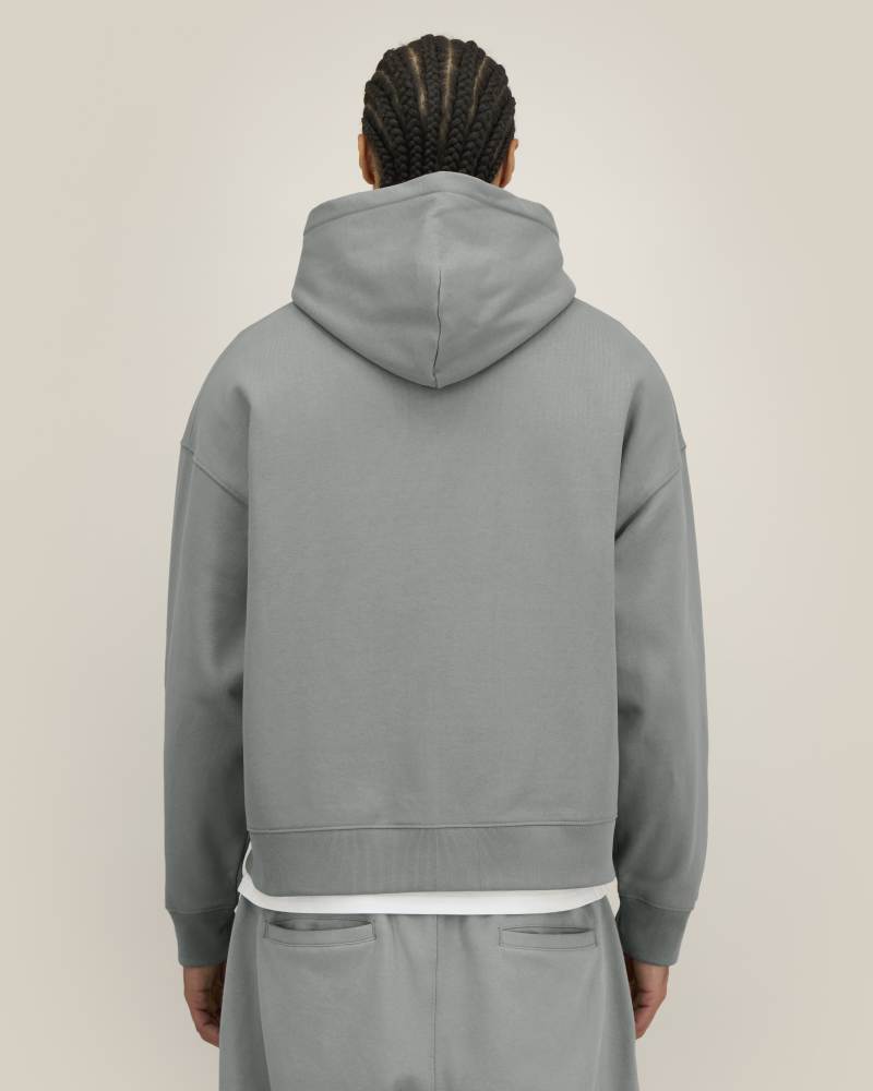 FRONTER - MISTY GREY - SWEATSHIRTS HOODIE - UNISEXE