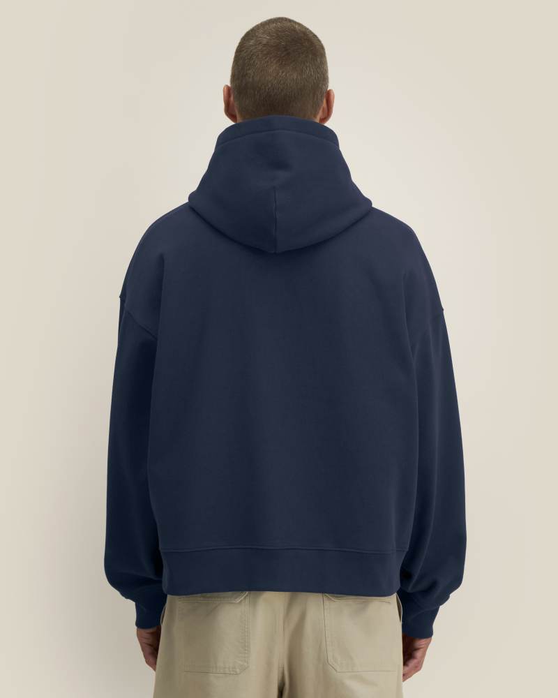 FRONTER - FRENCH NAVY - SWEATSHIRTS HOODIE - UNISEXE