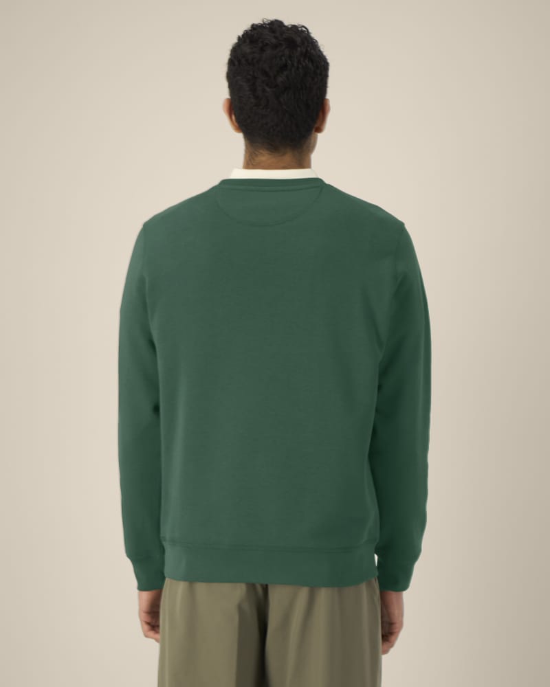 ROLLER - BOTTLE GREEN - SWEATSHIRTS CREWNECK - UNISEXE