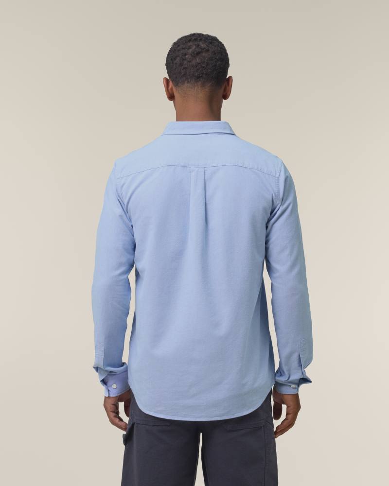STANLEY OXFORD SHIRT - BLUE OXFORD - SHIRTS NON DENIM - HOMMES