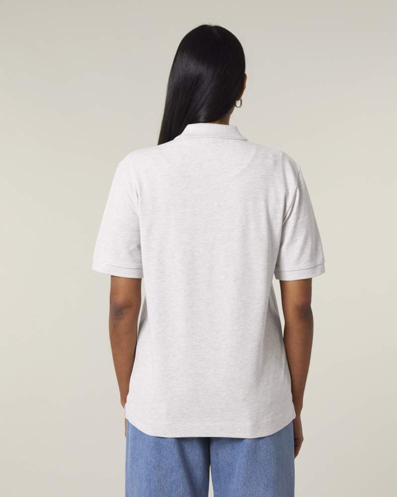 PREPSTER 2.0 - COOL HEATHER GREY - POLOS SHORT SLEEVES - UNISEXE