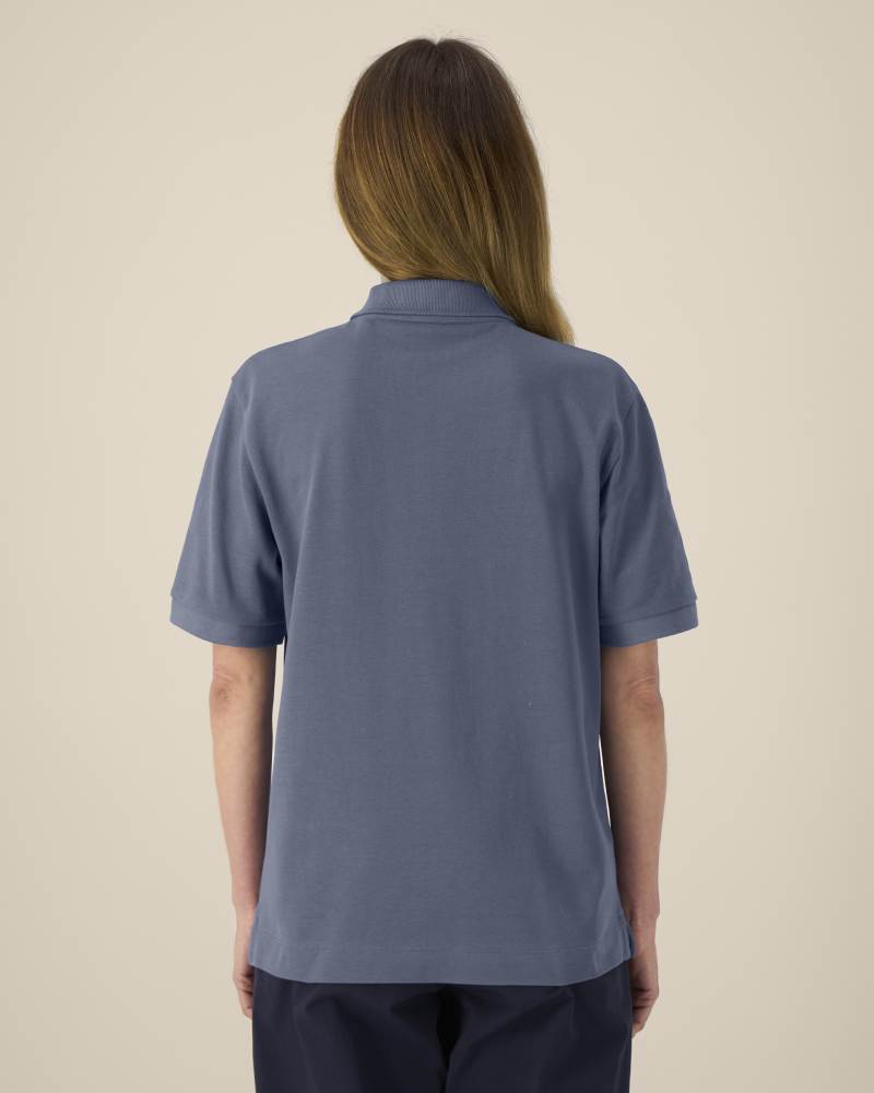 PREPSTER 2.0 - BLUE GREY - POLOS SHORT SLEEVES - UNISEXE