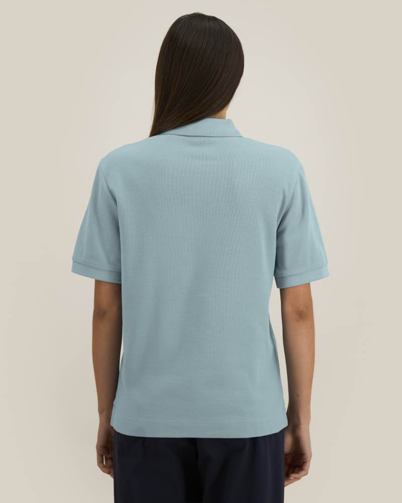 PREPSTER 2.0 - PEBBLE BLUE - POLOS SHORT SLEEVES - UNISEXE