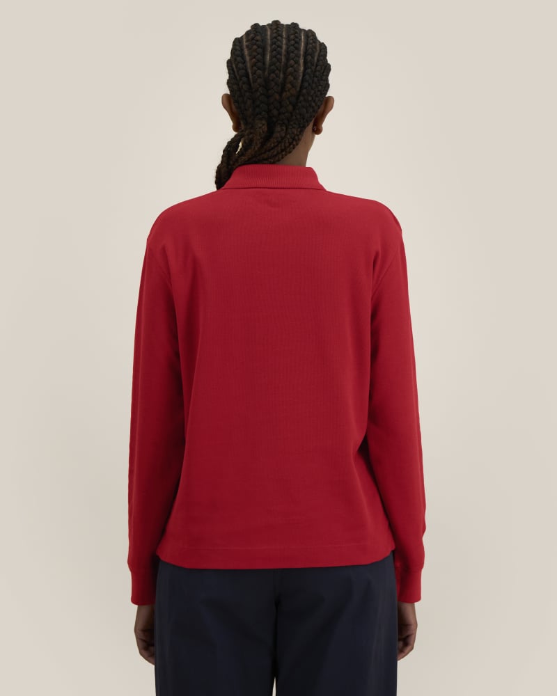 PREPSTER 2.0 LONG SLEEVE - PASSIONATE RED - POLOS LONG SLEEVES - UNISEKS