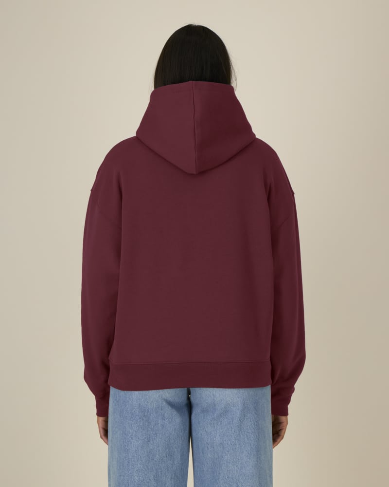 CHASER - BURGUNDY - SWEATSHIRTS HOODIE - UNISEKS