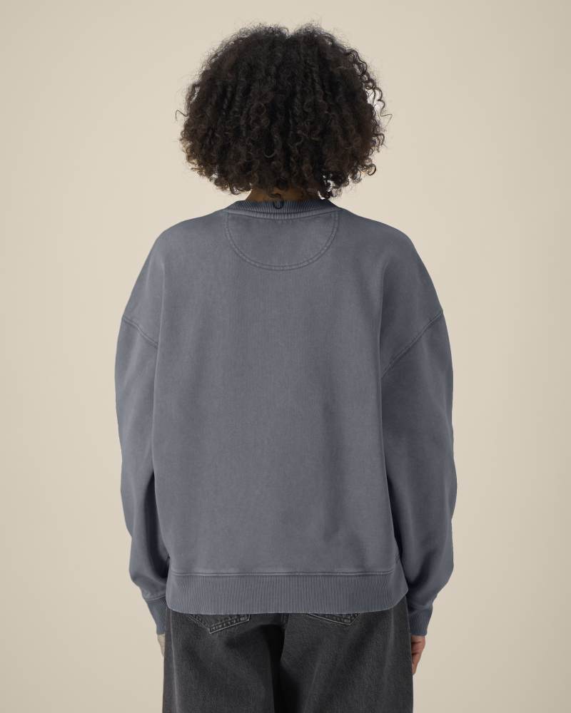 RADDER 2.0 VINTAGE - G. DYED ANTHRACITE - SWEATSHIRTS CREWNECK - UNISEKS