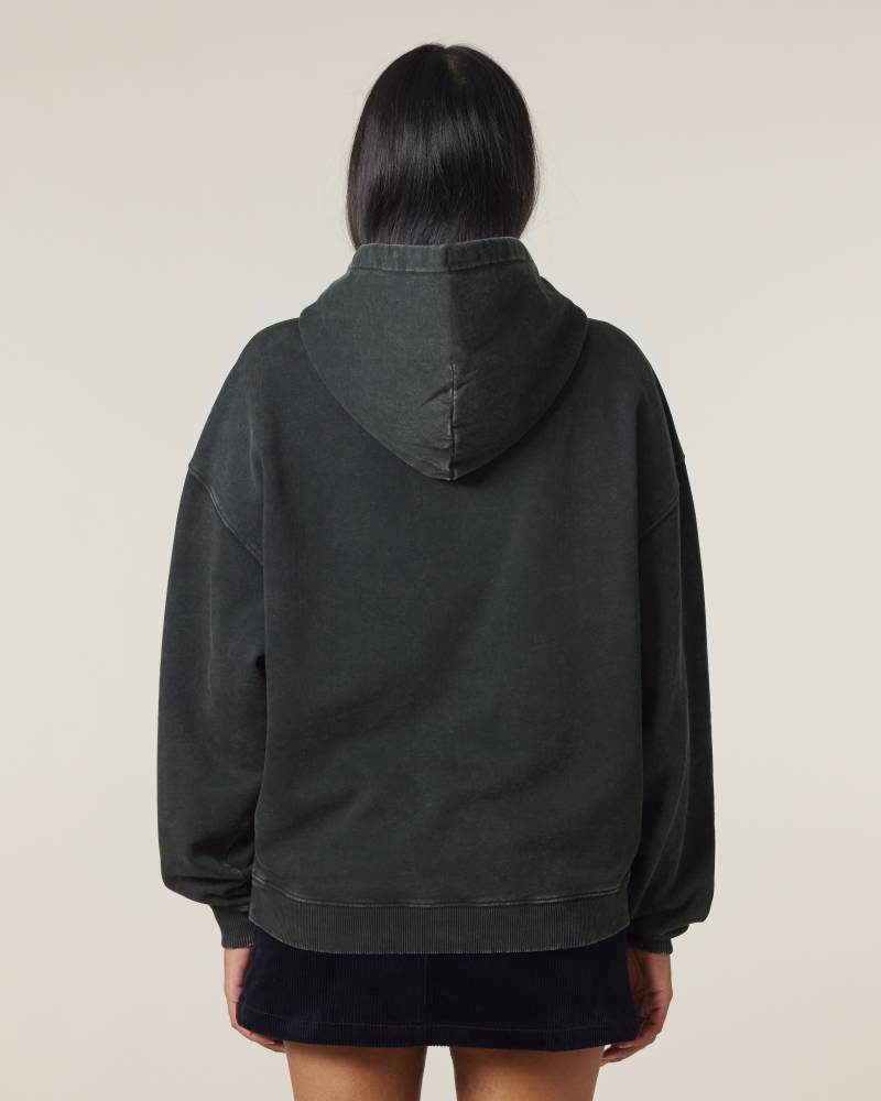 SLAMMER 2.0 VINTAGE - G. DYED BLACK ROCK - SWEATSHIRTS HOODIE - UNISEKS