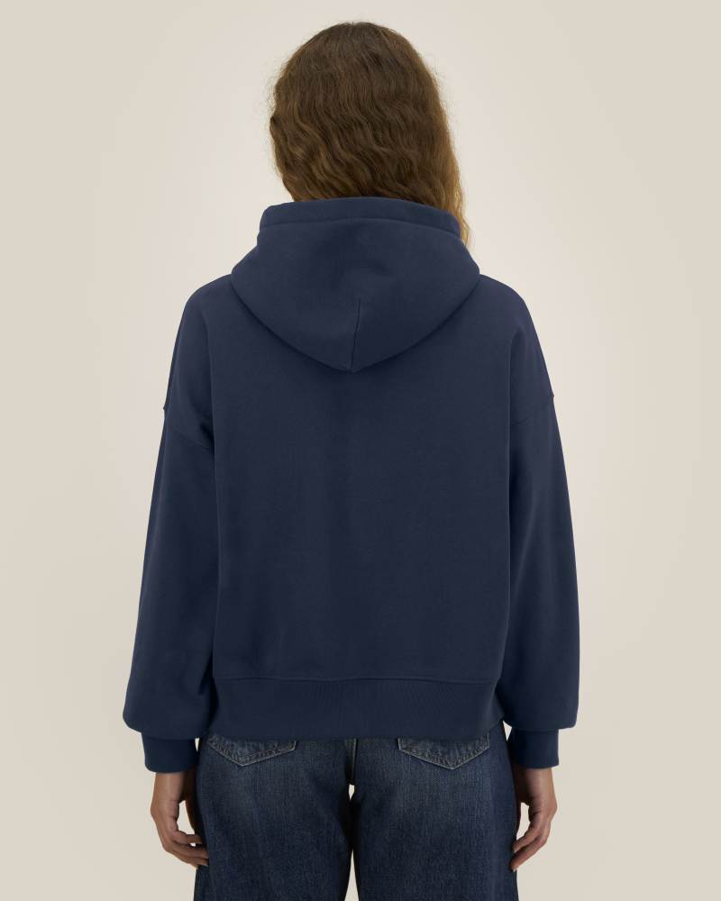 FRONTER - FRENCH NAVY - SWEATSHIRTS HOODIE - UNISEXE