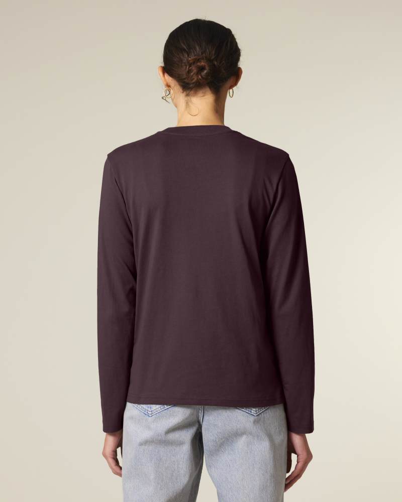 CREATOR 2.0 LONG SLEEVE - RED BROWN - TEE-SHIRTS LONG SLEEVES - UNISEXO