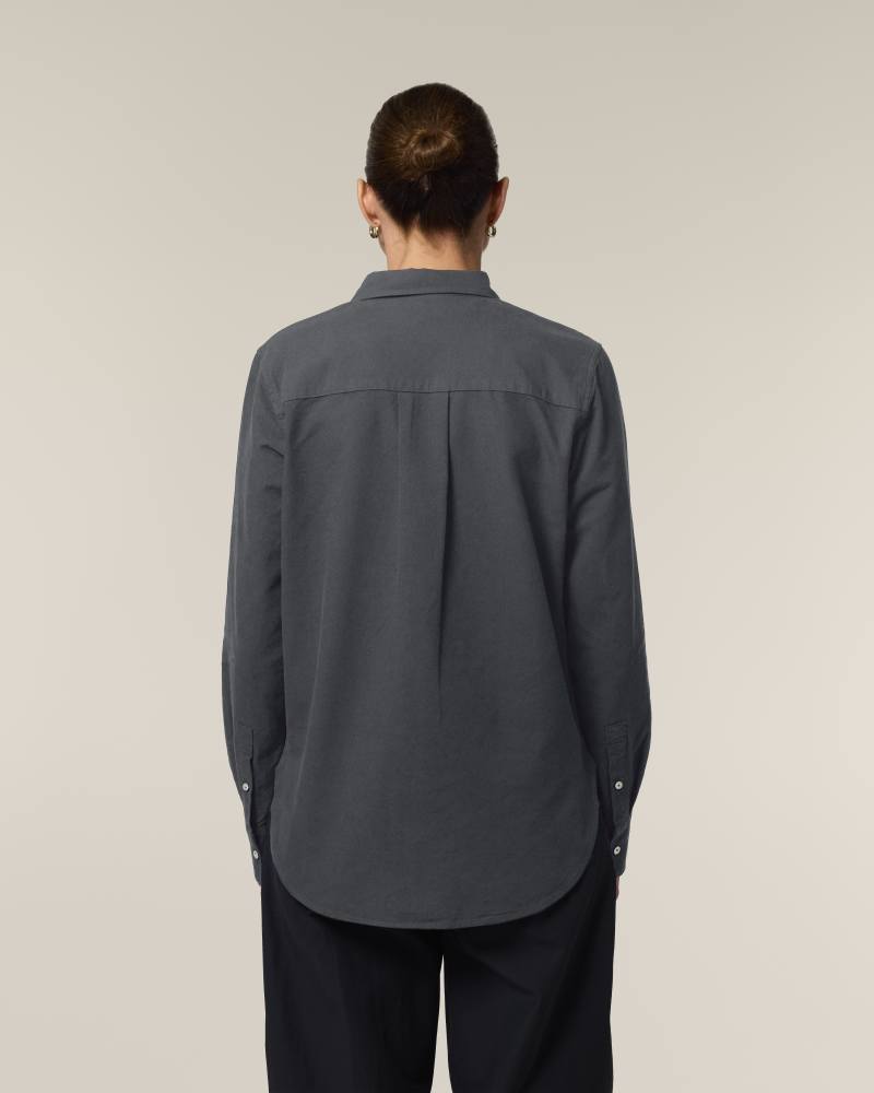 STELLA OXFORD SHIRT - ANTHRACITE - SHIRTS NON DENIM - FEMMES
