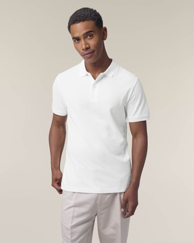 STANLEY COASTER - WHITE - POLOS SHORT SLEEVES - HOMMES